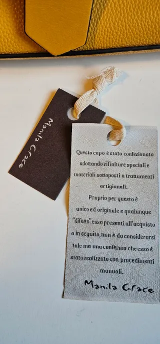 Borsa Manila Grace Maida finta pelle borchie