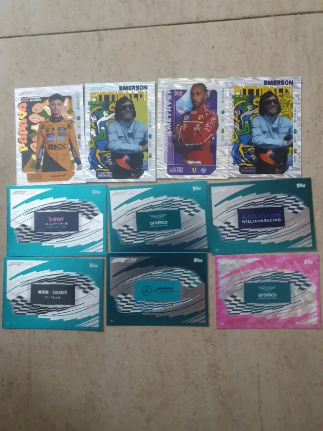 Cartas F1 Turbo Attax