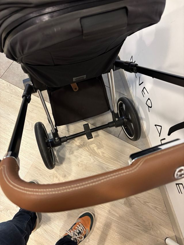 Cybex Priam Lux Carry Cot Carrito Bebé cromado-neg