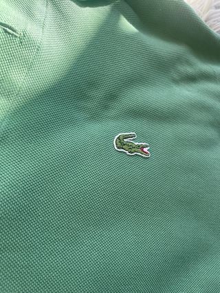 Polo Lacoste Vintage Verde Talla Única
