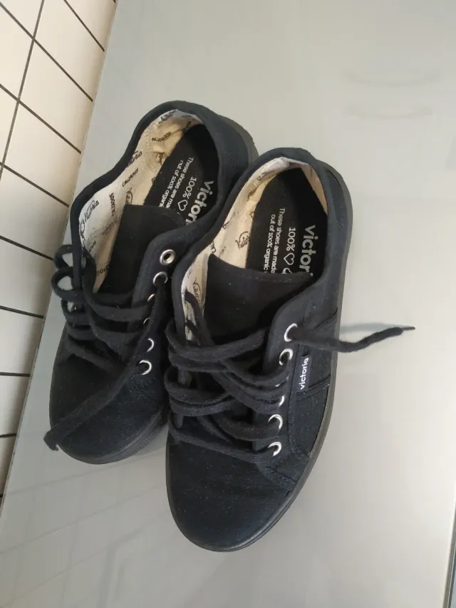 Zapatillas Victoria Mujer Talla 35 Negras