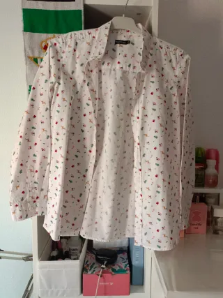 Camisa Navideña Multicolor Talla S
