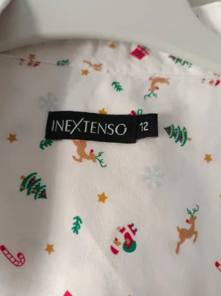 Camisa Navideña Multicolor Talla S