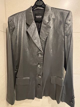 Americana fiesta plateada PARAFINE Talla 38