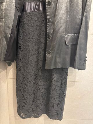 Americana fiesta plateada PARAFINE Talla 38