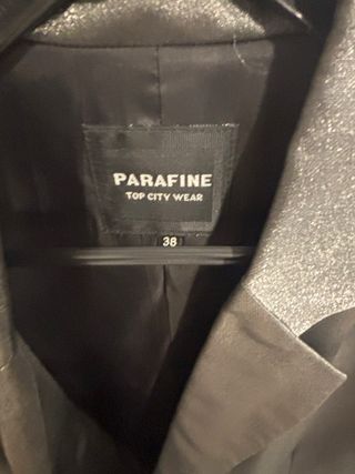 Americana fiesta plateada PARAFINE Talla 38