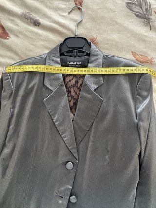 Americana fiesta plateada PARAFINE Talla 38