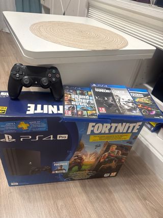 PS4 Pro  1TB Negra con caja