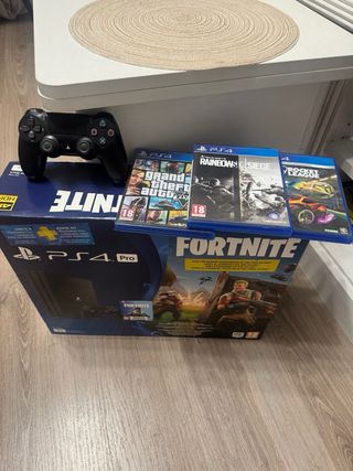 PS4 Pro  1TB Negra con caja