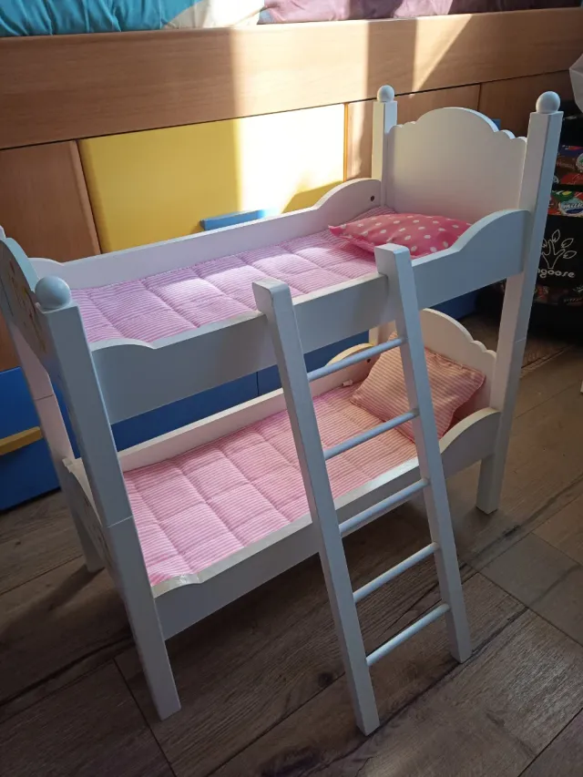 Cuna de MADERA de juguete unicornio