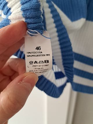 Jersey Cortefiel Rayas Talla XL