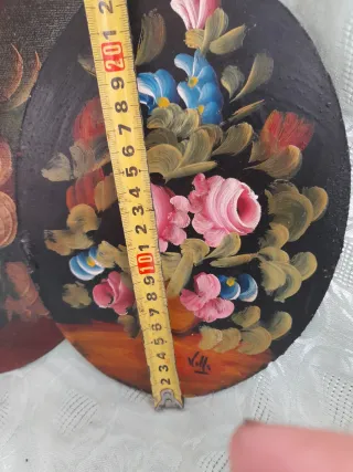 2 dipinti olio su legno