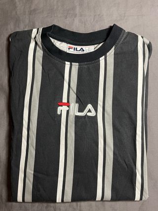 Camiseta Fila Rayas Verticales Hombre