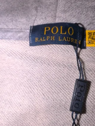 Sudadera Polo Ralph Lauren Gris Cremallera