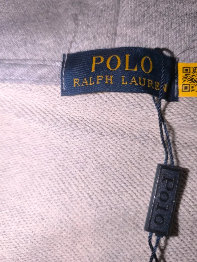 Sudadera Polo Ralph Lauren Gris Cremallera