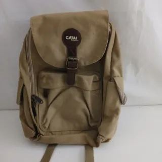 Mochila Catai Beige y Marrón