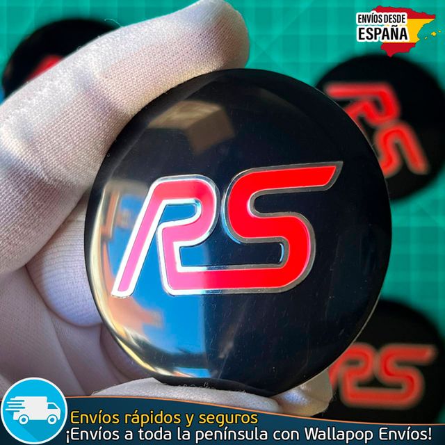 Emblema Ford RS 56mm Pegatina Tapas Tapacubos
