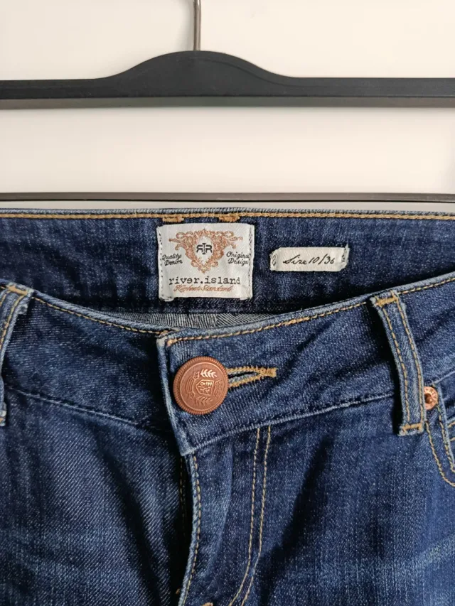 Pantalones vaqueros River Island azul oscuro