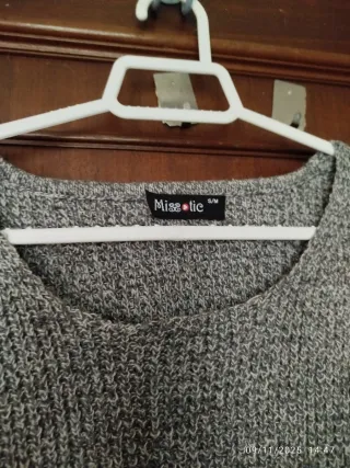 Jersey Miss Tic Gris Talla S/M