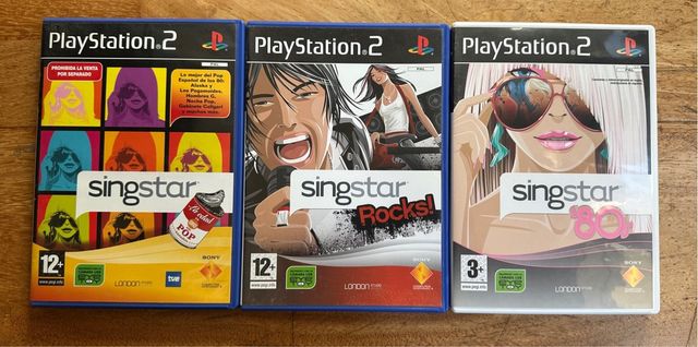 Sing Star PS2 - 80's, Rocks y La Edad de Oro Pop