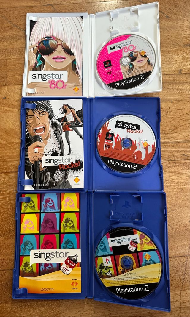 Sing Star PS2 - 80's, Rocks y La Edad de Oro Pop