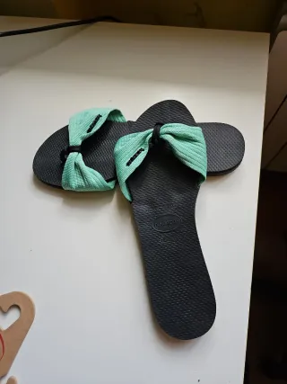 Infradito Havaianas 41/42 verdi e nere