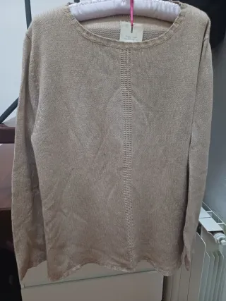 Maglioncino Seta & Cashmere Beige