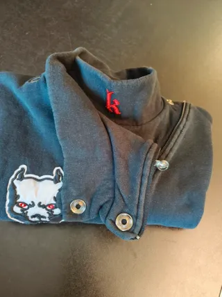 Giacca Kombat felpa ragazzo nera