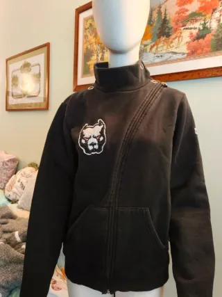 Giacca Kombat felpa ragazzo nera