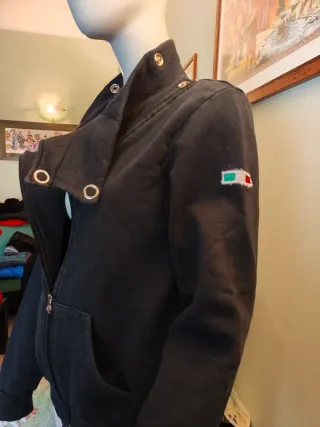 Giacca Kombat felpa ragazzo nera