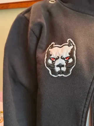 Giacca Kombat felpa ragazzo nera