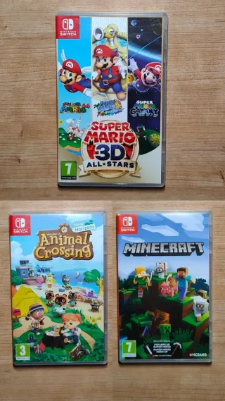 Pack 3 Videojuegos Nintendo Switch