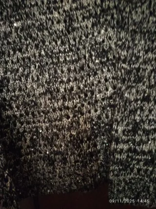 Jersey punto cremalleras hombros Talla XS