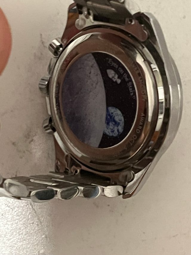 Omega Speedmaster Reloj Plata y Blanco