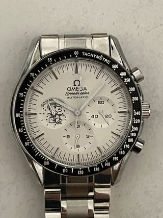 Omega Speedmaster Reloj Plata y Blanco