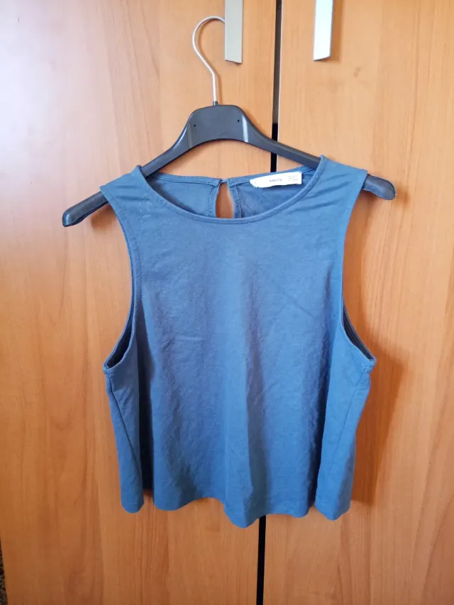 Chaleco Mango Azul Talla XS