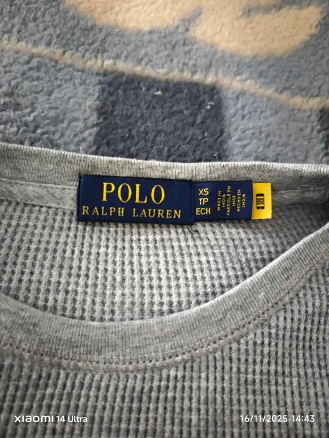 Jersey Polo Ralph Lauren gris xs