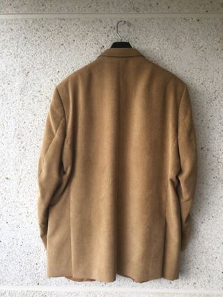 Chaqueta pana marrón claro marca Docayro talla 58