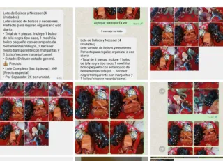 Lote 4 Bolsos y Neceser + calzado verano y casa