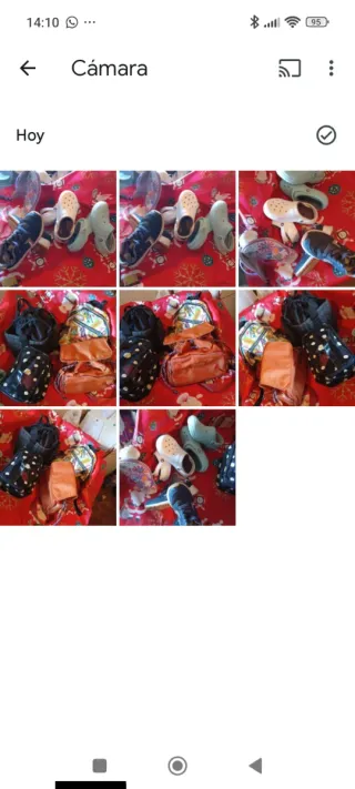 Lote 4 Bolsos y Neceser + calzado verano y casa