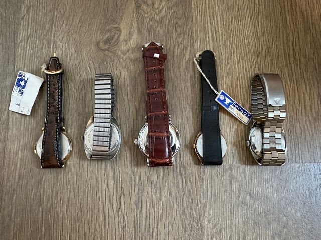 Lote di 5 orologi vintage