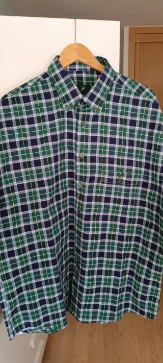 Lote 5 Camisas Caballero Talla XXL Cuadros