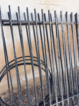 Reja de ventana metálica