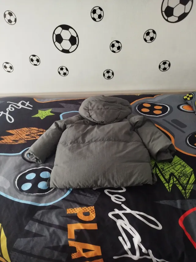 Abrigo niño Mango gris