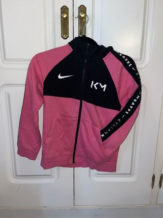 Sudadera Nike Deportiva Niño/a Rosa y Negra