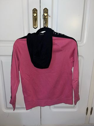 Sudadera Nike Deportiva Niño/a Rosa y Negra