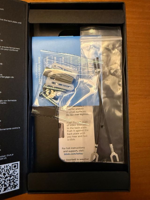 Blink vídeo doorbell