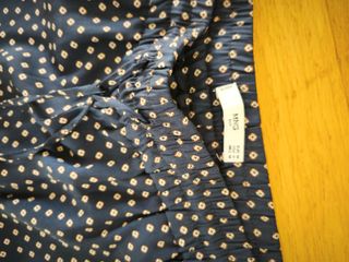 Pantalón MANGO pijama seda estampado Talla M