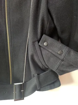 Chaqueta Invierno Mujer Negra/Gris