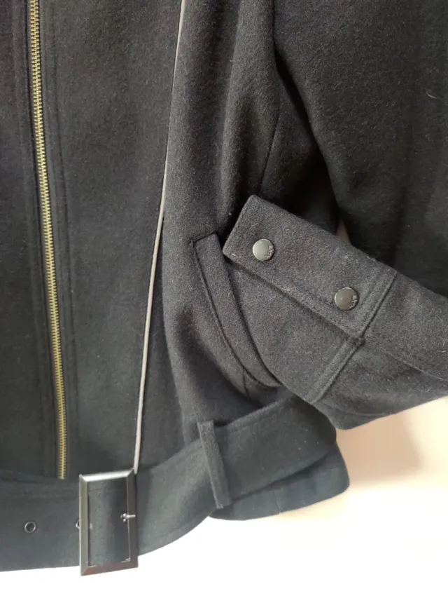 Chaqueta Invierno Mujer Negra/Gris